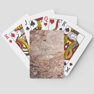Jeu De Cartes Finition Marbre Galet Bourguignon Cramoisi