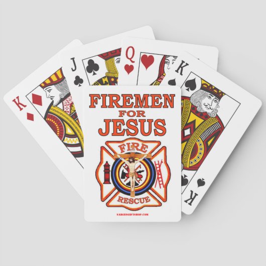 JEU DE CARTES FIREMEN POUR JÉSUS (dos)