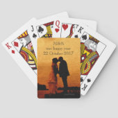 Jeu De Cartes First year wedding anniversary keepsake (dos)