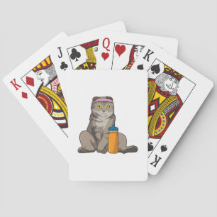 Jeu De Cartes Fitness Chat Boire de la tasse
