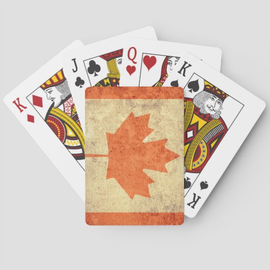 Jeu De Cartes Flag du Canada (dos)