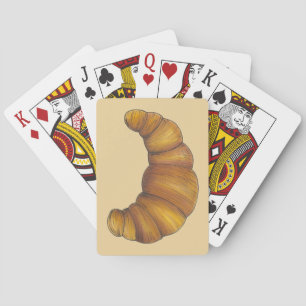 Jeu De Cartes Flaky Hot Croissant Pâtisserie Français