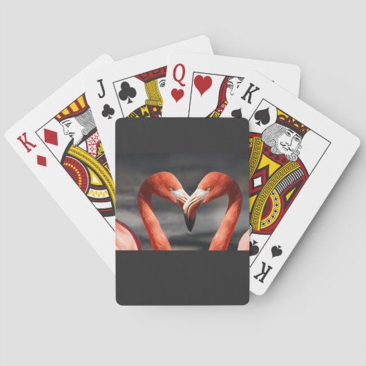 Jeu De Cartes Flamant de la Saint-Valentin (dos)
