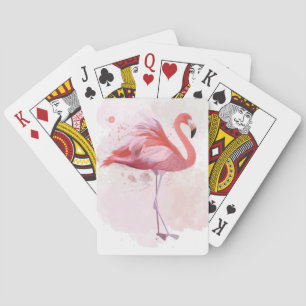 Jeu De Cartes Flamant rose de bouffée