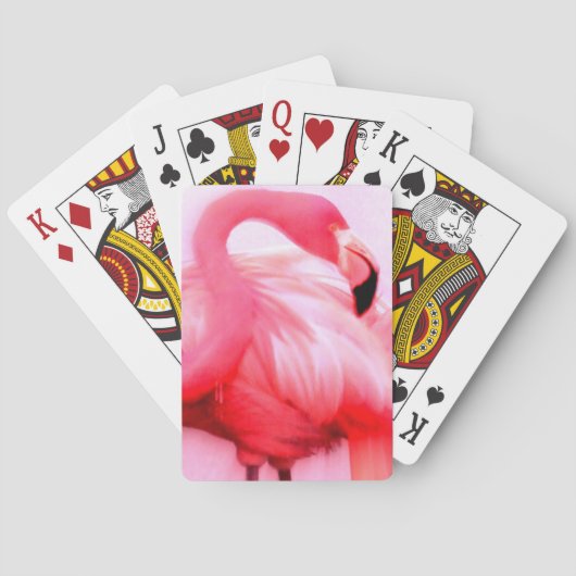 Jeu De Cartes Flamant rose rose (dos)