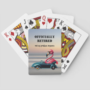 Jeu De Cartes Flamant rose rose officiellement retraité en conve