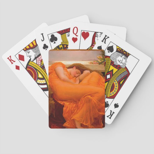 Jeu De Cartes Flaming June par Lord Frederic Leighton (dos)