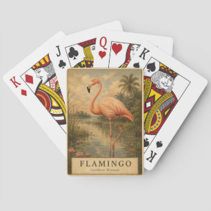 Jeu De Cartes Flamingo Caribbean Wetlands VINTAGE
