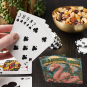 Jeu De Cartes Flamingo Tropical Lagoon POPCUT (In Situ)