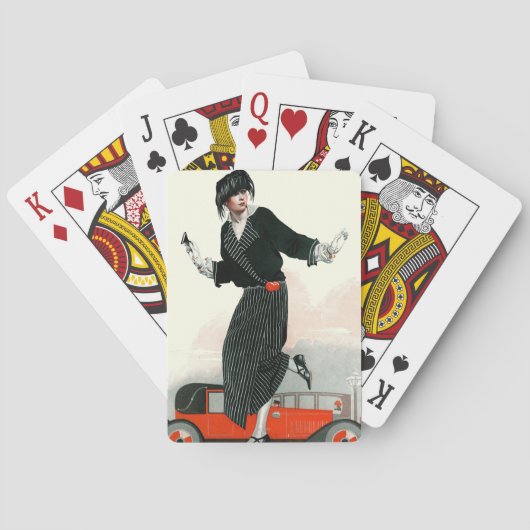 Jeu De Cartes Flapper (dos)