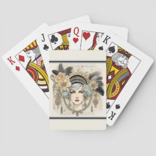 Jeu De Cartes Flapper des années 20