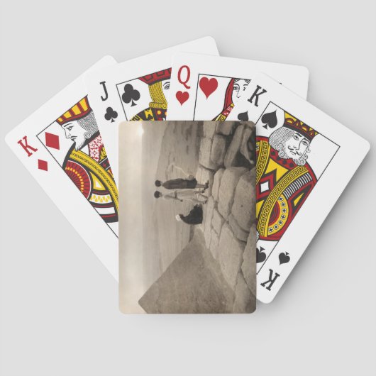 Jeu De Cartes Flapper Girls Sunrise Khufu Pyramid, Égypte 1920 (dos)