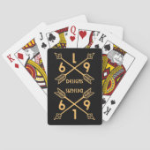 JEU DE CARTES FLÈCHES DE DESIGNS L69 (dos)