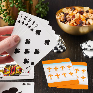 Jeu De Cartes Flèches orange