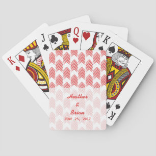 Jeu De Cartes Flèches Tribales Rouges Jouer Des Cartes
