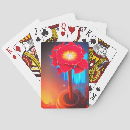 Jeu De Cartes Fleur Artsy (dos)