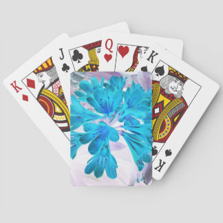 Jeu De Cartes Fleur bleu