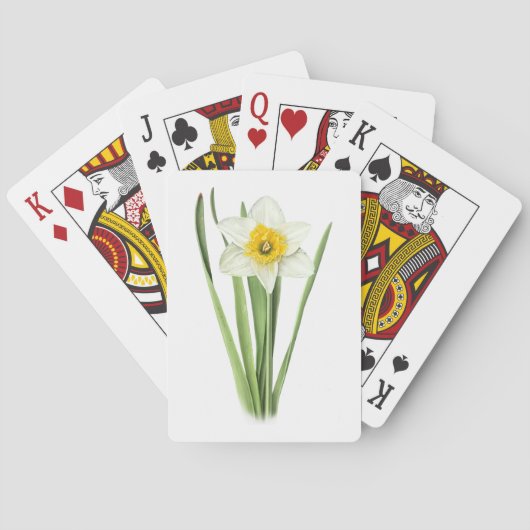 Jeu De Cartes Fleur de jonquille (dos)