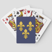 Jeu De Cartes Fleur-De-lis (dos)