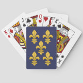 Jeu De Cartes Fleur-De-lis (dos)