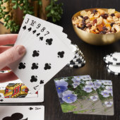 Jeu De Cartes Fleur de Pensée Violette (In Situ)