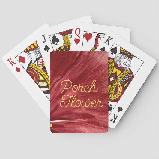 Jeu De Cartes Fleur de porche / Original / (dos)