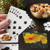 Jeu De Cartes Fleur d'Hibiscus jaune (In Situ)
