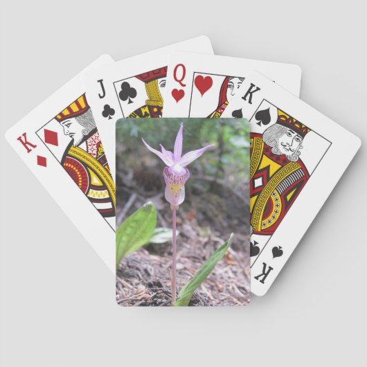 Jeu De Cartes Fleur d'orchidée Fairyslipper (dos)