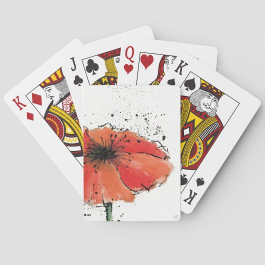 Jeu De Cartes Fleur en pleine floraison (dos)