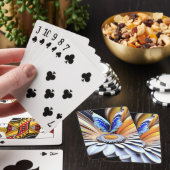 Jeu De Cartes Fleur et Papillon 3D (In Situ)