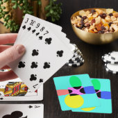 Jeu De Cartes Fleur futuriste (In Situ)