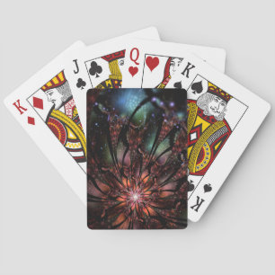 Jeu De Cartes Fleur imaginaire fractale douce et tendresse invit