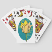 Jeu De Cartes Fleur jaune (dos)