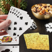 Jeu De Cartes Fleur jaune (In Situ)