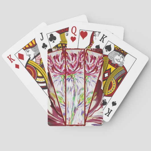 Jeu De Cartes Fleur montante (dos)