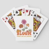 Jeu De Cartes Fleur Où Vous Êtes Plantés (dos)