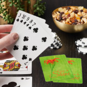 Jeu De Cartes Fleur rouge "Il est temps de briller" (In Situ)