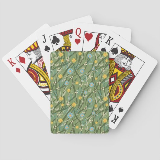 Jeu De Cartes fleur sauvage (dos)