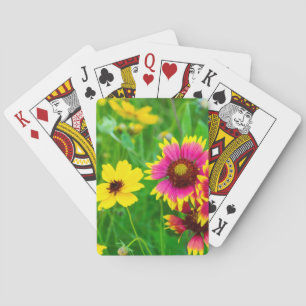 Jeu De Cartes fleur sauvage des Prairies dans le Hill Country