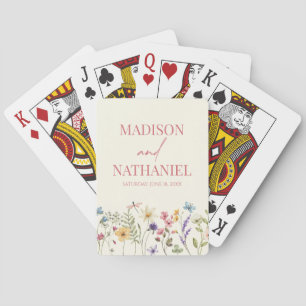 Jeu De Cartes Fleur sauvage Fleur Fleur Flore Jardin Mariage