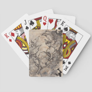 Jeu De Cartes Fleur tatouée I