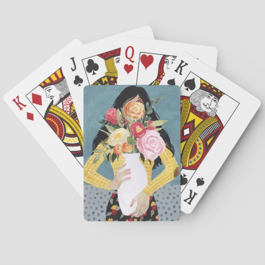 Jeu De Cartes Fleur Vase fille (dos)