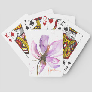 Jeu De Cartes Fleuris gras IV