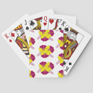 Jeu De Cartes fleurs