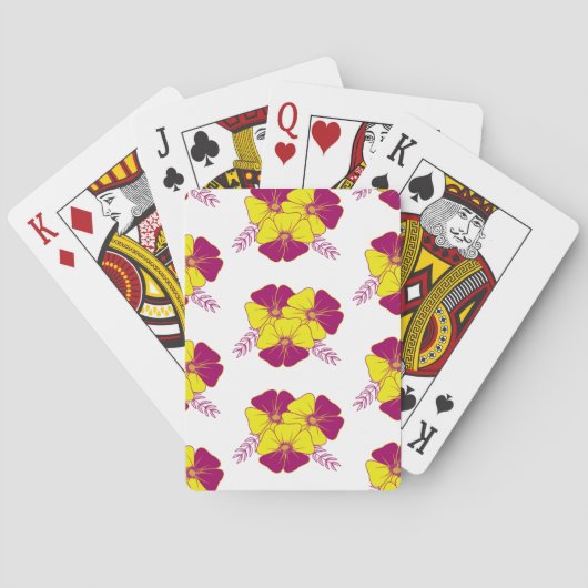 Jeu De Cartes fleurs (dos)