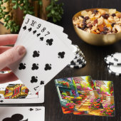 Jeu De Cartes Fleurs (In Situ)