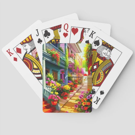 Jeu De Cartes Fleurs (dos)
