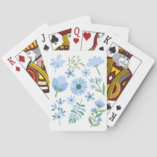 Jeu De Cartes Fleurs (dos)