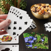 Jeu De Cartes Fleurs Bleues (In Situ)
