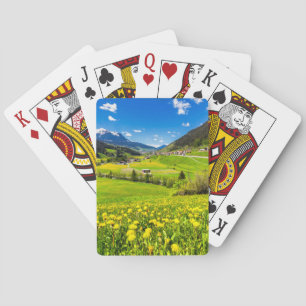 Jeu De Cartes Fleurs   Canton des Grisons de Dandelion, Suisse